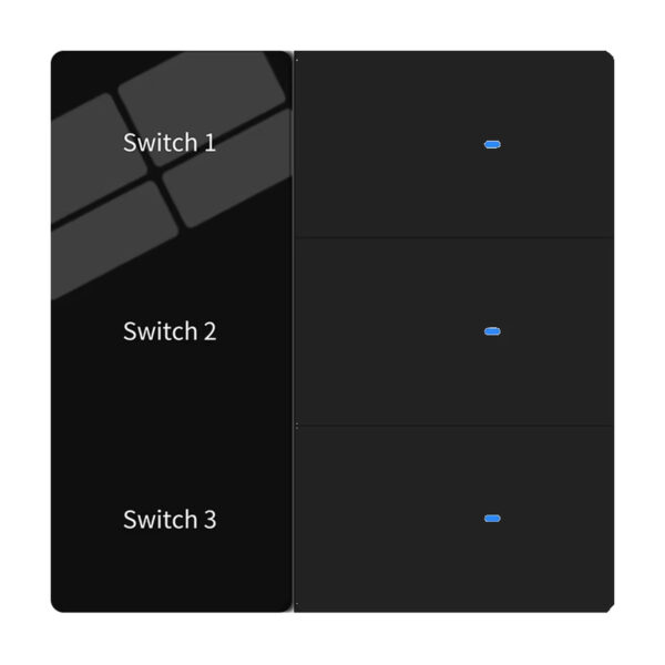 dhON-black-3-gang-MAIN dhON Smart Wall Switch with LED Display